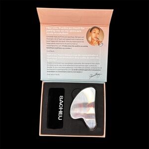 Sacheu Beauty | Stainless Steel Gua Sha Tool | New in Box